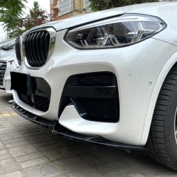 Front Bumper Spoiler Splitter Lip For BMW X3 G01 X4 G02 M Sport 2018-2021