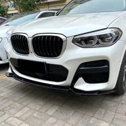 Front Bumper Spoiler Splitter Lip For BMW X3 G01 X4 G02 M Sport 2018-2021