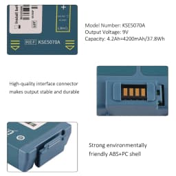 KingSener KSE5070A Replacement Battery For Ph-ps HeartStart Home OnSite AED FRx HS1 Defibrillator M5070A M5066A M5067A