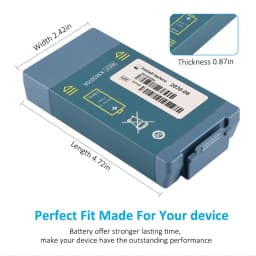 KingSener KSE5070A Replacement Battery For Ph-ps HeartStart Home OnSite AED FRx HS1 Defibrillator M5070A M5066A M5067A