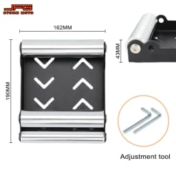 Universal Chain Clean Durable Roller Ramp Lift Tire Cleaning Stand Tire Wash Bracket Motorcycle For KTM Suzuki YAMAHA Kawasaki