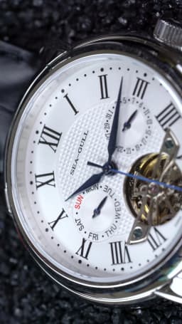 SEAGULL Luxury Watch Business Waterproof Male Clock Date Stainless Steel Mechanical Watch Men Watch reloj hombre 2023 D819.622