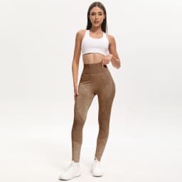 2 Pack Women's High Waisted Sexy Butt Lifting Seamless Solid Color Yoga Leggings Elastic And Breathable Fitness Sports Pants