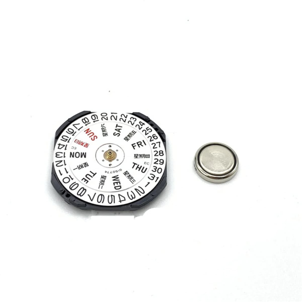 1Pc 26.6mm Quartz Watch Movement For Seiko 7N43A V343 V348 V743 Y143 3 Hands Date Day With Stem Replace Movement Watch Accessory