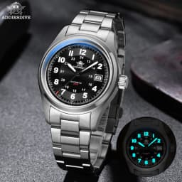 ADDIESDIVE Luxurious Men's Automatic Watch 8215 Mechanical Watch Sapphire Glass 200m Waterproof Analog Luminous Watches AD2525