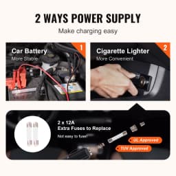 SucceBuy 5 Ton Electric Car Jack Hydraulic Jack with Electric Impact Wrench Portable Car Lift for SUV Sedan Truck Change Tires
