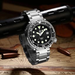 ADDIESDIVE Men's Automatic Mechanical Watch with Sapphire Crystal BGW9 Super Luminous Tuna Diver Watch 300m Business Watches