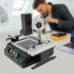 IR6500 BGA Rework Station Infrared Solder Welder System Closed-loop Temperature Control,1250W Electric Welding Table w/USB Cable