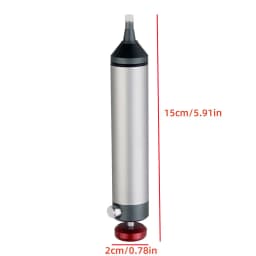 Portable Aluminum Soldering Sucker Pen Silicone Tip Removal Vacuum Solder Iron Engineer Desoldering Pump Repair Tool