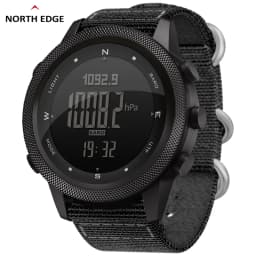 NORTH EDGE APACHE-46 Men's Digital Watch Outdoor Sports Running Swimming WR50M Outdoor Sport Watches Altimeter Barometer Compass