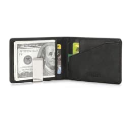RFID Blocking Slim PU Wallet For Men, 5 Card Slots With Money Clip - Lightweight Bifold Wallet, Perfect Father's Day Gift