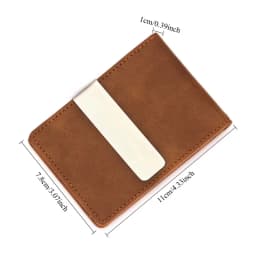 RFID Blocking Slim PU Wallet For Men, 5 Card Slots With Money Clip - Lightweight Bifold Wallet, Perfect Father's Day Gift