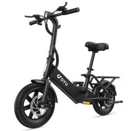 【1 Year Warranty】DYU C3 14 inch Folding Electric Bicycle Peak 500W Motor 280WH Battery Electric Bike,20mph City E-bike UL2849