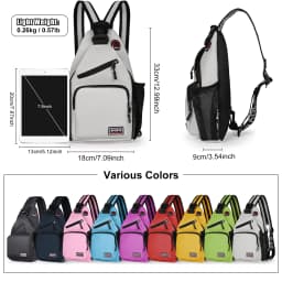 Breast Bag Women's New Waterproof Large Capacity Backpack Multi-functional Casual Oxford Cloth Crossbody Bag Crossbody Bags
