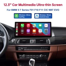 12.3 Linux Display Multimedia Player For BMW Car 5 7 Series F01 F10 F11 2011-2023 CIC NBT EVO GPS Carplay Touch Screen