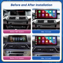 12.3 Linux Display Multimedia Player For BMW Car 5 7 Series F01 F10 F11 2011-2023 CIC NBT EVO GPS Carplay Touch Screen