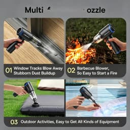 Portable Wireless Car Vacuum Cleaner 12000PA Wireless Vacuum Cleaner Dual Use for Home and Car High Powerful Vacuum Cleaner