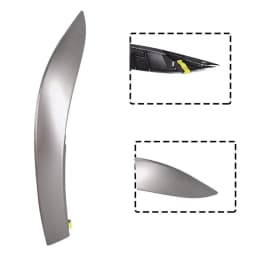 Left+Right For Toyota Corolla 2009-2013 Upper Side Central Dashboard Strip Trim