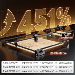 LONGER RAY5 Laser Engraver X Y Axis Extension Kit Extension Kit for Longer RAY5 5W 10W 20W Laser Engraver (XY Axis)