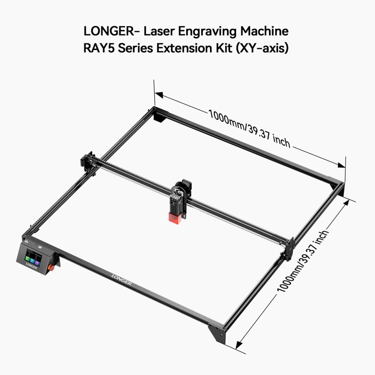 LONGER RAY5 Laser Engraver X Y Axis Extension Kit Extension Kit for Longer RAY5 5W 10W 20W Laser Engraver (XY Axis)