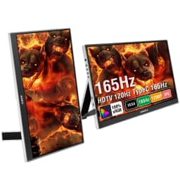 16 inch Portable Monitor 144Hz HDR IPS Gaming Monitor USB TYPE C HDMI for Phone Laptop Desktop Switch PS4 XBOX