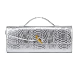 PU Leather Fashion Luxury Top-Handle Bag For Women Evening Handbag Long Purse Crocodile Pattern Crossbody Shoulder Bags