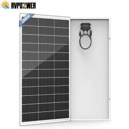 RVPOZWER 200W/400W/800W Rigid Solar Panels 18BB N-Type Mono Cells High Efficiency PV Power for Home RV Charge Outdoor Off-Grid