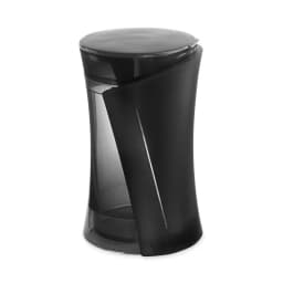 Pencil Sharpener, Two Holes, Handheld, Black, 1 Count