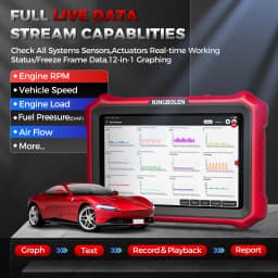 KINGBOLEN K8 Pro K10 Pro OBD2 Scanner Bidirectional Scan Tool with Lifetime Update All System Diagnostic Tool ECU Code 34+ Reset