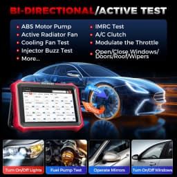 KINGBOLEN K8 Pro K10 Pro OBD2 Scanner Bidirectional Scan Tool with Lifetime Update All System Diagnostic Tool ECU Code 34+ Reset