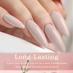 6PCS Gel Nail Polish Set - Warm Peach & Skin Tone Colors, Soak Off UV/LED Gel Polish Kit for DIY Manicure & Salon