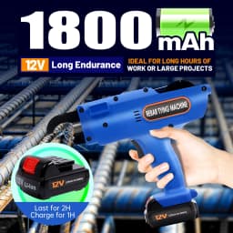 NEW 8-34mm Bar Tie Tool,Tie Automatic Rebar Tier Gun Steel Tying Machine,w/Automatic Knot Release Two Large-Capacity Batteries