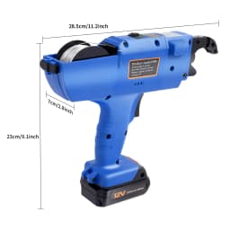 NEW 8-34mm Bar Tie Tool,Tie Automatic Rebar Tier Gun Steel Tying Machine,w/Automatic Knot Release Two Large-Capacity Batteries