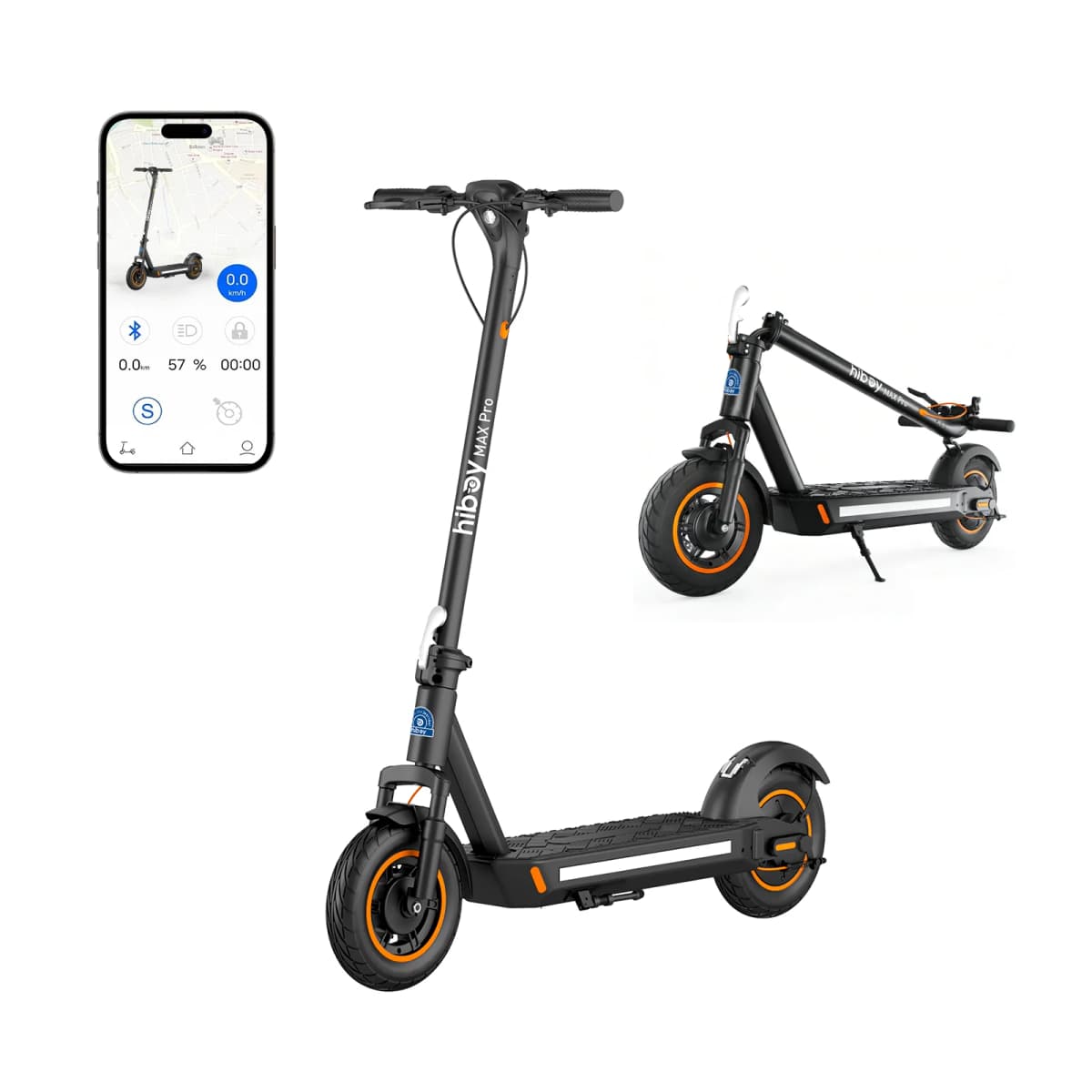 Hiboy Max Pro Electric Scooter for Adults, 650W Motor 22MPH, 46.6Mi Long Range, 11'' Pneumatic Tires, Dual Suspension, 265lbs Load, Commuting E-Scooter