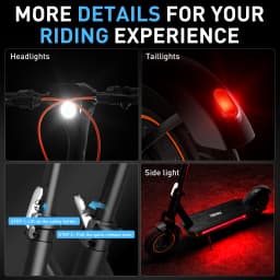 Hiboy Max Pro Electric Scooter for Adults, 650W Motor 22MPH, 46.6Mi Long Range, 11'' Pneumatic Tires, Dual Suspension, 265lbs Load, Commuting E-Scooter