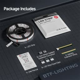 FCOB RGBCCT LED Light Strip 6Pin 12mm DC24V 960 LEDs RGB CW WW FOB Flexible COB Linear Lights High Density RA90 Dimmable Strip