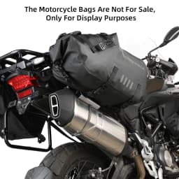Rhinowalk Motorcycle Exhaust Pipe Protector Heat Shield Cover Universal Motor Guard Anti-scalding Cover Accessories