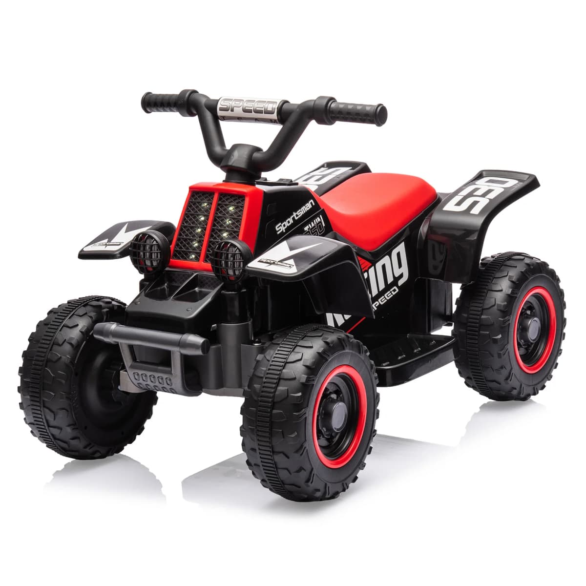 6V Kids Ride On Electric ATV, Ride Car with LED Headlights, Ride-On Toy for Toddlers 1-3 Boys & Girls with Music, Forward & Reverse
