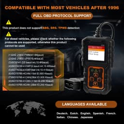 ZF997 OBD2 Scanner Diagnostic Tool for Cars Auto Car Health Check Engine Code Reader