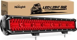 Nilight LED Light Bar 20Inch 420W Yellow Flood Spot Combo Triple Row Driving Lamp Roof Bumper Off Road LED Work Lights Pods for Van Camper Wagon Car Pickup Golf Cart ATV UTV SUV Truck Boat 4x4
