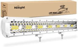 Nilight LED Light Bar 20Inch 420W Yellow Flood Spot Combo Triple Row Driving Lamp Roof Bumper Off Road LED Work Lights Pods for Van Camper Wagon Car Pickup Golf Cart ATV UTV SUV Truck Boat 4x4