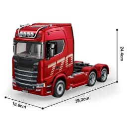 HUINA 770S 1502 1/18 RC Tractor 2.4G 19CH RC Engineering Trailer Truck with Lights and Sound System RC Car Model Toy Gift HUINA 1592 1:14 Scale RC Excavator 22 Channels