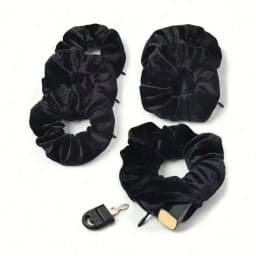 1PCS/Fashionable Sporty Velvet Hair Ties with Zipper Pockets Large Loop Hair Bands Hair Accessories for Women