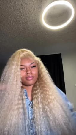 613 Honey Blonde Deep Wave Human Hair Wig HD Lace Frontal Pre-Plucked Super Double Drawn Water Wave Long Length 30/36/38 Inches for Women