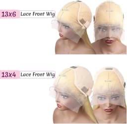 613 Honey Blonde Deep Wave Human Hair Wig HD Lace Frontal Pre-Plucked Super Double Drawn Water Wave Long Length 30/36/38 Inches for Women