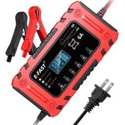 12V 6A Smart Battery Charger With Adapter Mode for AGM LiFePO4 Cars Boat Truck