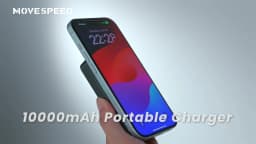 MOVESPEED S10 Magnetic Power Bank 10000mAh Wireless Fast Portable Charge External Battery Powerbank for iPhone 17 16 15 Samsung