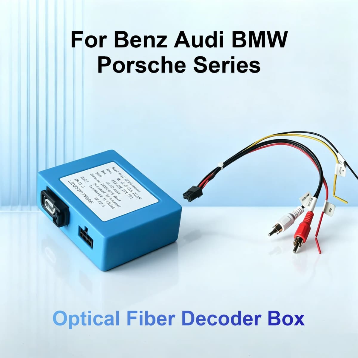 Optical Fiber Decoder Most Box for 2004-2018 Mercedes Benz ML/R/GL/W211/GLS Series and for 2004-2016 Porsche Cayenne 911 Cayenne Paramela