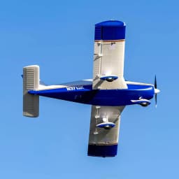 RC Airplane Cherokee 1.3M Blue BNF Basic with AS3X and Safe Select