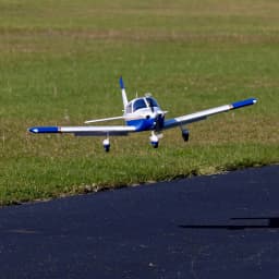 RC Airplane Cherokee 1.3M Blue BNF Basic with AS3X and Safe Select